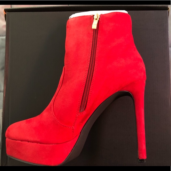 Red Stiletto Bootie - Picture 9 of 11